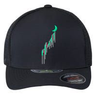 Crypto To The Moon Trading Hodl Stock Chart Flexfit Unipanel Trucker Cap
