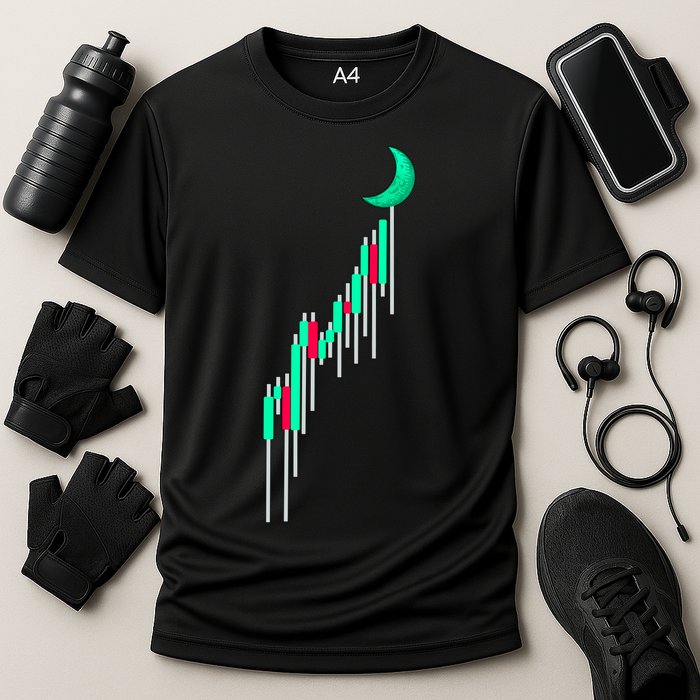 Crypto To The Moon Trading Hodl Stock Chart Performance Shirt
