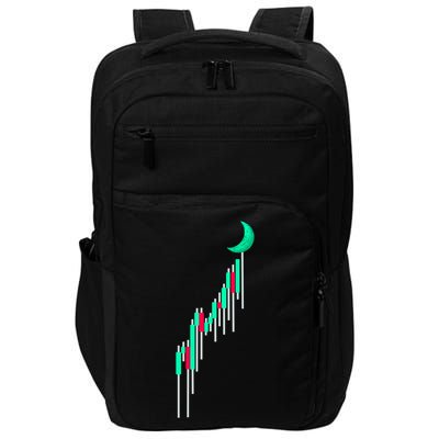 Crypto To The Moon Trading Hodl Stock Chart Impact Tech Backpack