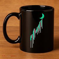 Crypto To The Moon Trading Hodl Stock Chart 11oz C Handle Ceramic Mug