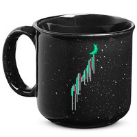 Crypto To The Moon Trading Hodl Stock Chart 15oz Campfire Ceramic Mug