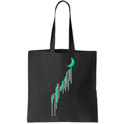 Crypto To The Moon Trading Hodl Stock Chart Bag
