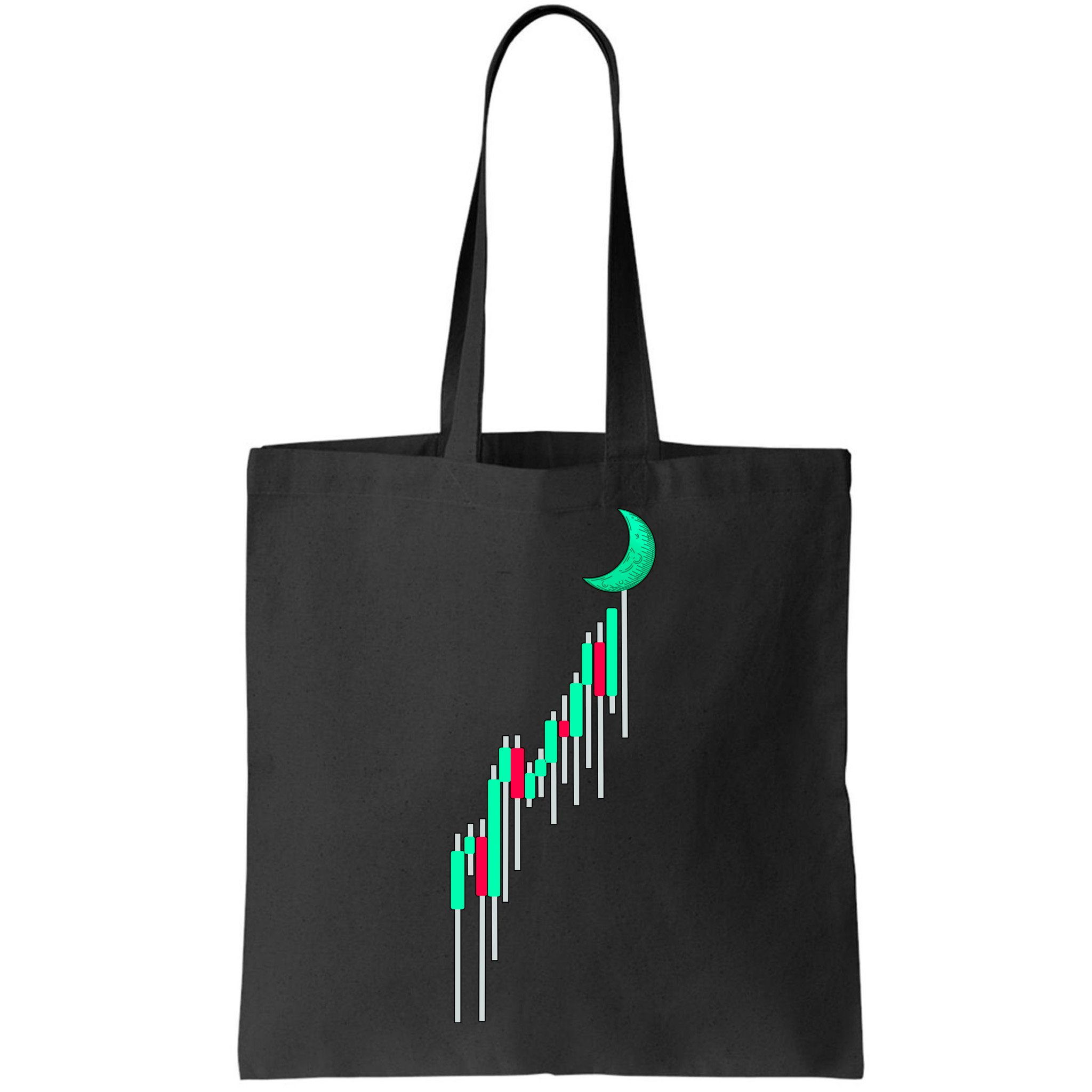 Crypto To The Moon Trading Hodl Stock Chart Bag