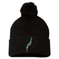 Crypto To The Moon Trading Hodl Stock Chart Pom Pom 12in Knit Beanie