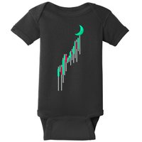Crypto To The Moon Trading Hodl Stock Chart Baby Bodysuit