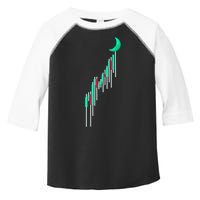 Crypto To The Moon Trading Hodl Stock Chart Toddler Fine Jersey T-Shirt
