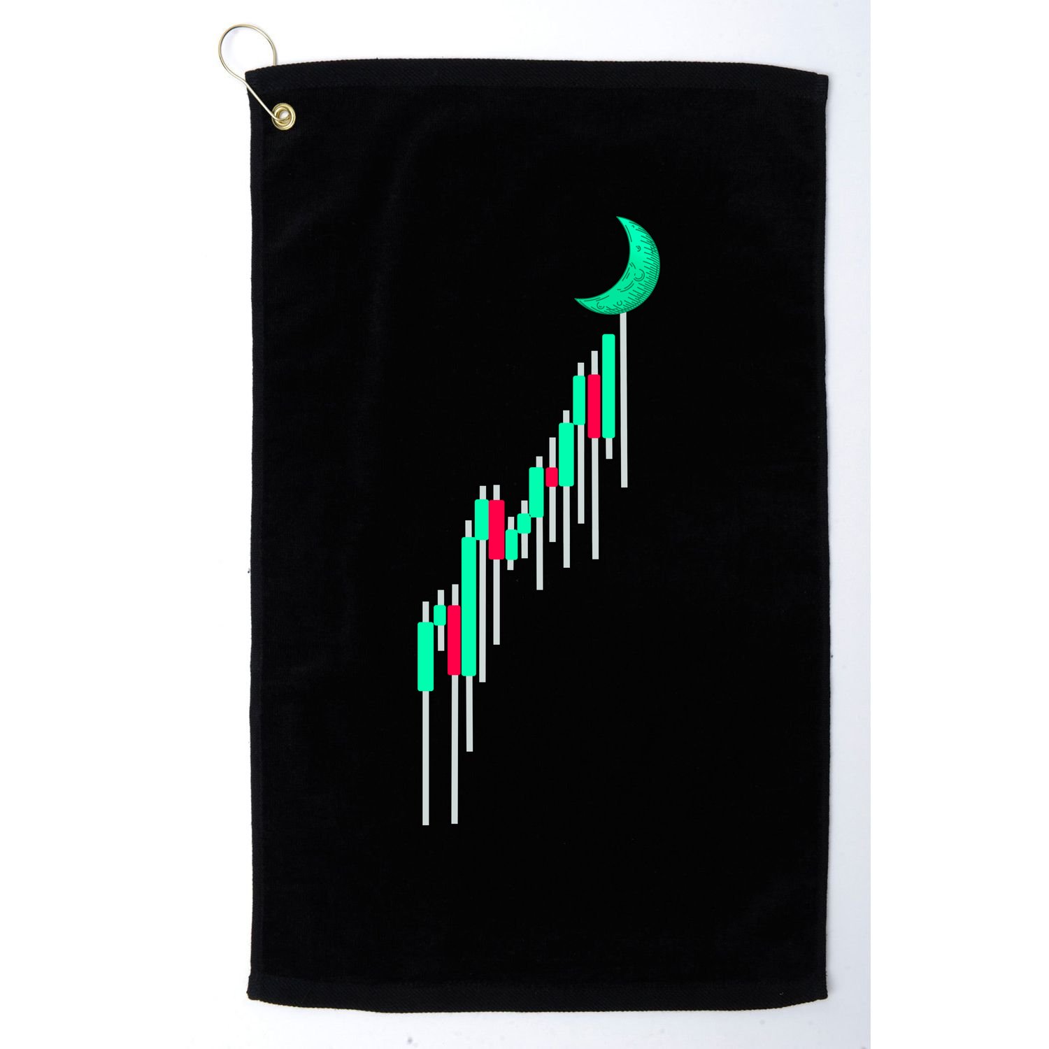 Crypto To The Moon Trading Hodl Stock Chart Golf Towel