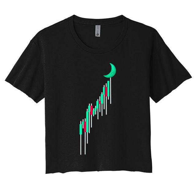 Crypto To The Moon Trading Hodl Stock Chart Crop Top