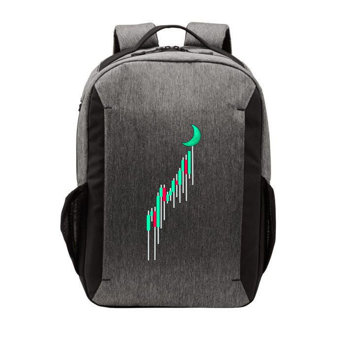 Crypto To The Moon Trading Hodl Stock Chart Vector Backpack