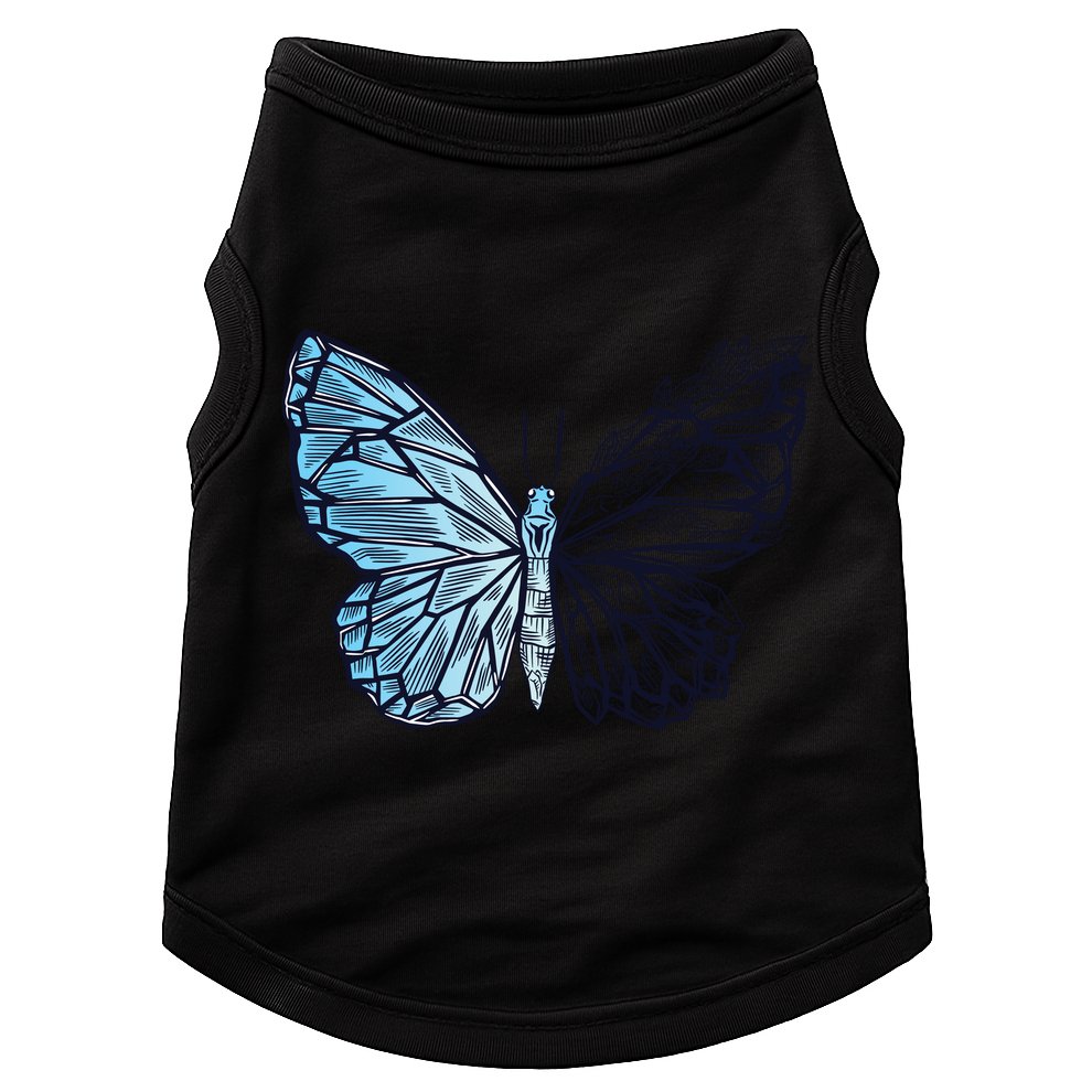Crystal Butterfly Doggie Tank