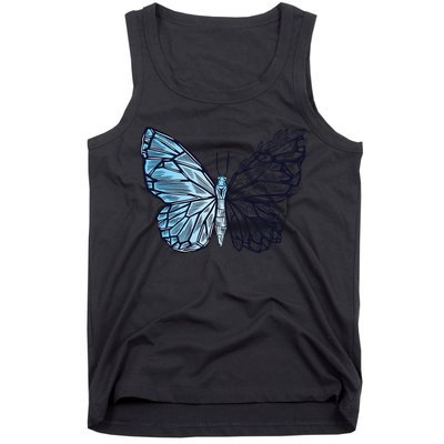 Crystal Butterfly Tank Top
