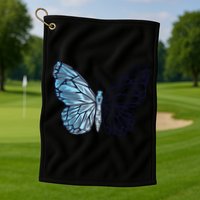 Crystal Butterfly Golf Towel
