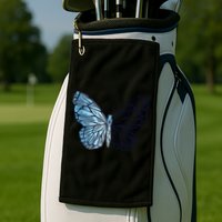 Crystal Butterfly Golf Towel