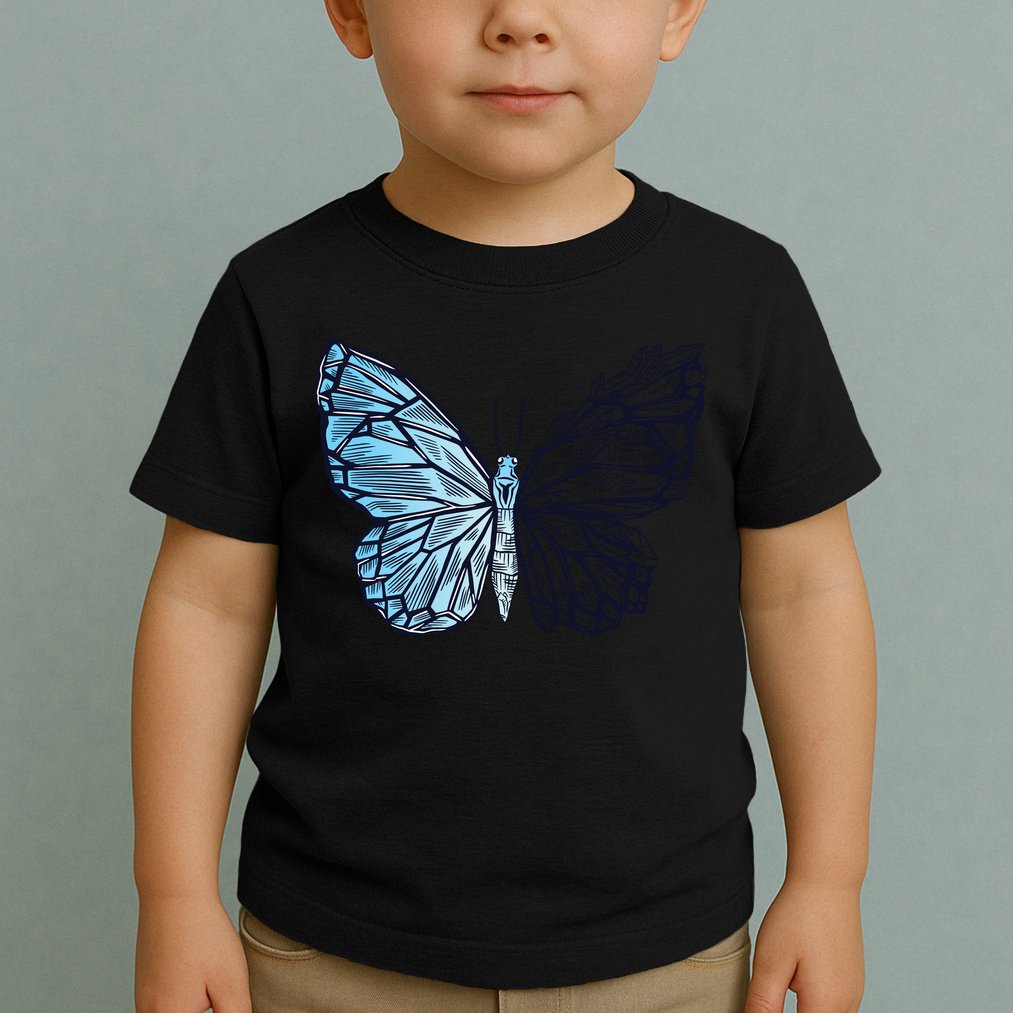 Crystal Butterfly Toddler T-Shirt