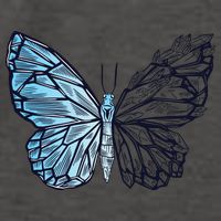 Crystal Butterfly Vector Backpack
