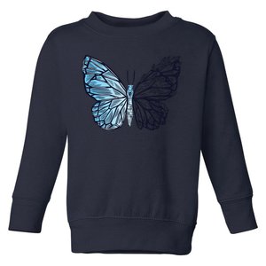 Crystal Butterfly Toddler Sweatshirt