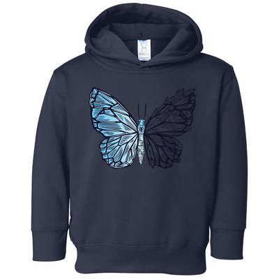 Crystal Butterfly Toddler Hoodie