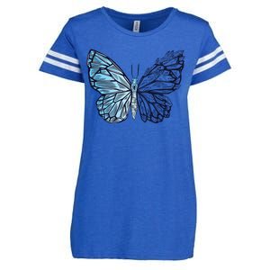 Crystal Butterfly Enza Ladies Jersey Football T-Shirt