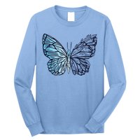 Crystal Butterfly Long Sleeve Shirt
