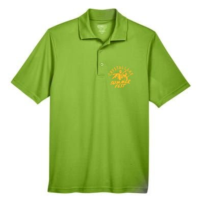 Crystal Lake Summer Fest Horror Movie Fan Men's Origin Performance Pique Polo