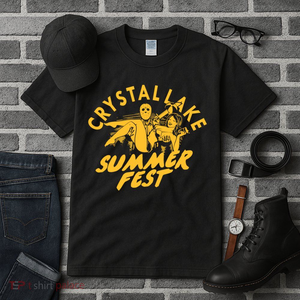 Crystal Lake Summer Fest Horror Movie Fan Tall T-Shirt