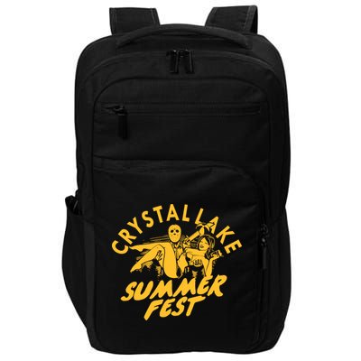 Crystal Lake Summer Fest Horror Movie Fan Impact Tech Backpack