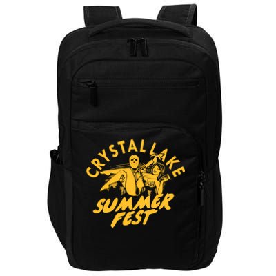 Crystal Lake Summer Fest Horror Movie Fan Impact Tech Backpack