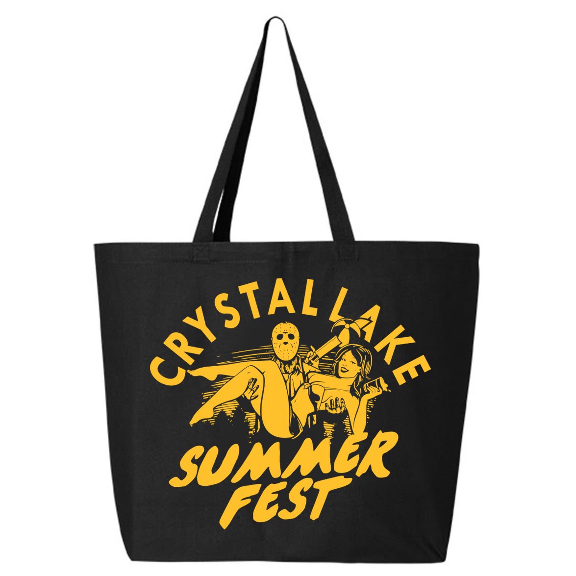 Crystal Lake Summer Fest Horror Movie Fan 25L Jumbo Tote