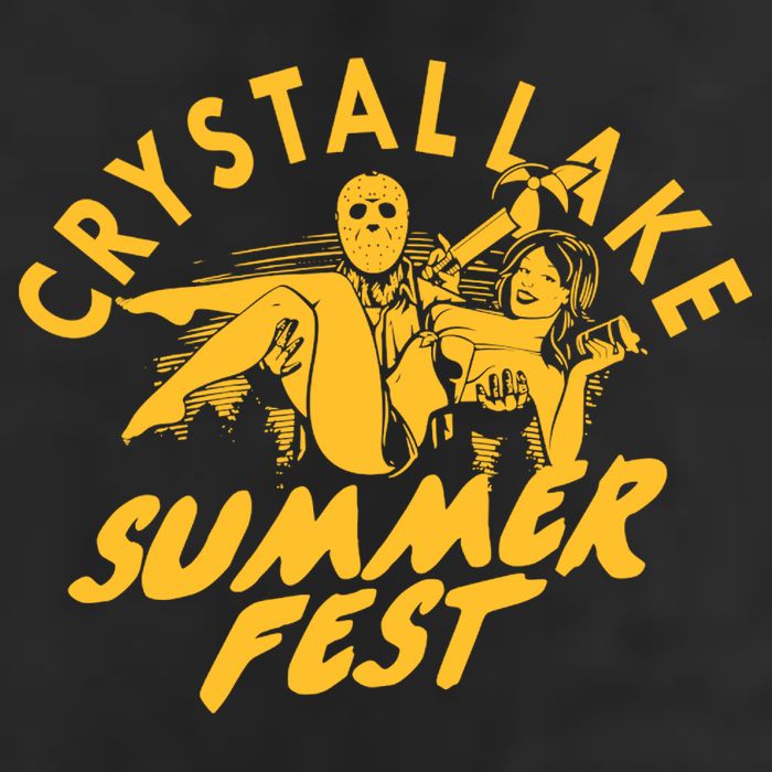 Crystal Lake Summer Fest Horror Movie Fan 25L Jumbo Tote