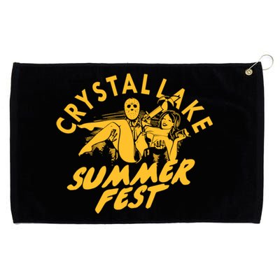 Crystal Lake Summer Fest Horror Movie Fan Grommeted Golf Towel