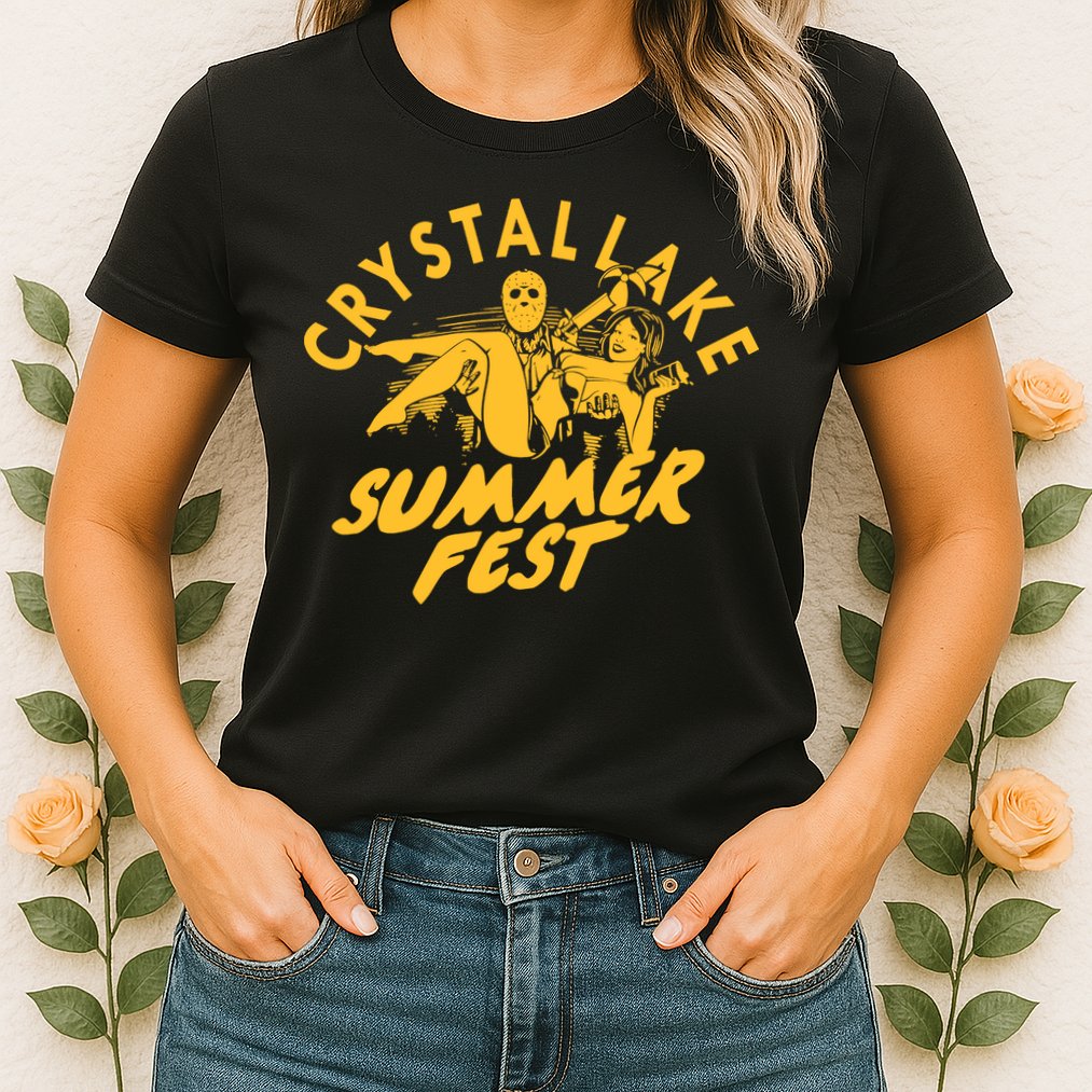 Crystal Lake Summer Fest Horror Movie Fan Womens T-Shirt