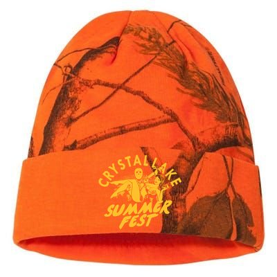 Crystal Lake Summer Fest Horror Movie Fan Kati Licensed 12" Camo Beanie