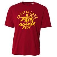 Crystal Lake Summer Fest Horror Movie Fan Cooling Performance Crew T-Shirt