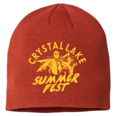 Crystal Lake Summer Fest Horror Movie Fan Sustainable Beanie