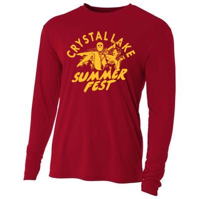 Crystal Lake Summer Fest Horror Movie Fan Cooling Performance Long Sleeve Crew