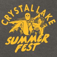 Crystal Lake Summer Fest Horror Movie Fan Cotton Canvas Backpack