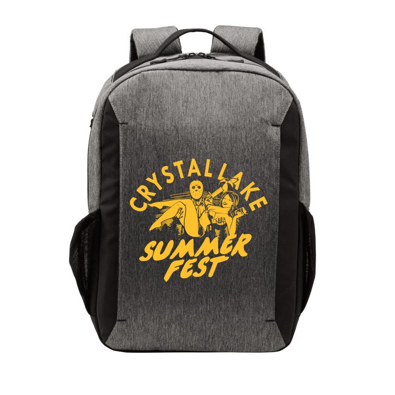 Crystal Lake Summer Fest Horror Movie Fan Vector Backpack