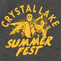 Crystal Lake Summer Fest Horror Movie Fan Vector Backpack