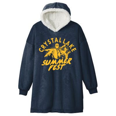 Crystal Lake Summer Fest Horror Movie Fan Hooded Wearable Blanket