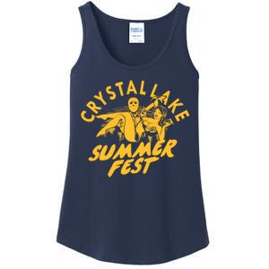 Crystal Lake Summer Fest Horror Movie Fan Ladies Essential Tank