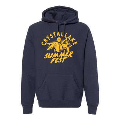 Crystal Lake Summer Fest Horror Movie Fan Premium Hoodie