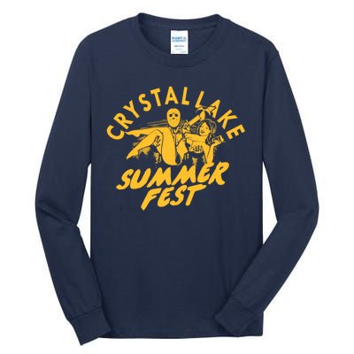 Crystal Lake Summer Fest Horror Movie Fan Tall Long Sleeve T-Shirt