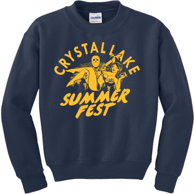 Crystal Lake Summer Fest Horror Movie Fan Kids Sweatshirt