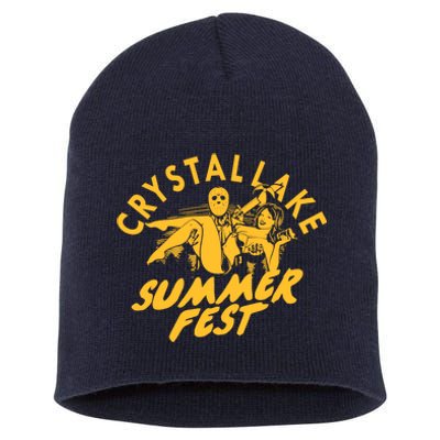 Crystal Lake Summer Fest Horror Movie Fan Short Acrylic Beanie