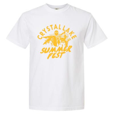 Crystal Lake Summer Fest Horror Movie Fan Garment-Dyed Heavyweight T-Shirt