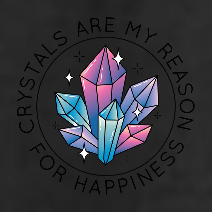 Crystals Are My Reason For Happiness Adult Drive Performance Visor