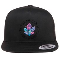 Crystals Are My Reason For Happiness Flatbill Hat