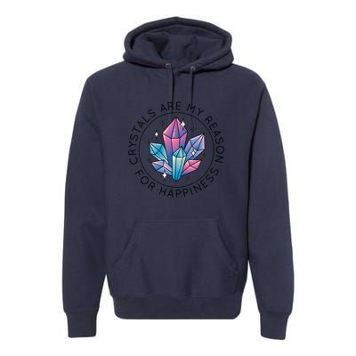 Crystals Are My Reason For Happiness Premium Hoodie