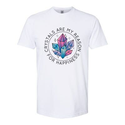 Crystals Are My Reason For Happiness Softstyle® CVC T-Shirt