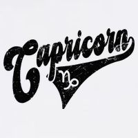 Capricorn Retro Zodiac Astrology Horoscope Capricorn Bucket Hat